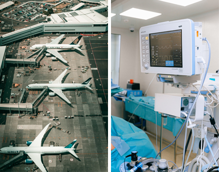 Airports / Hospitals